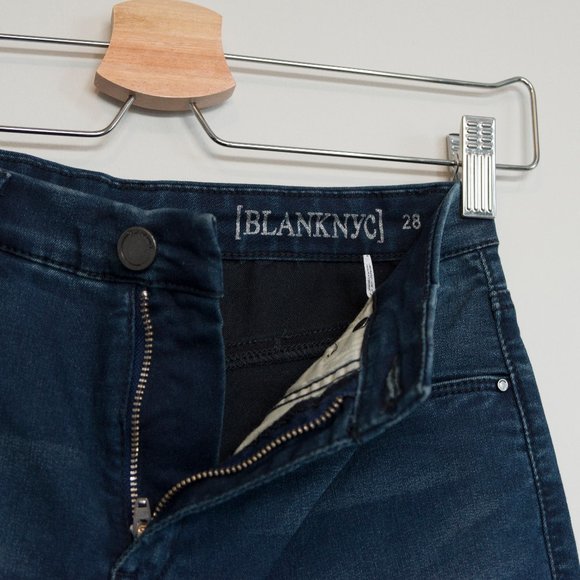 NWT TALL Blank NYC Dark Wash High-Rise Flares - Picture 10 of 11